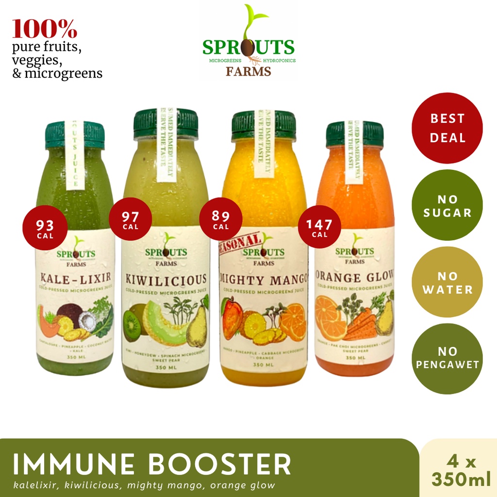 

Sprouts Farms IMMUNE BOOSTER (Cold-Pressed Jus Bundle)