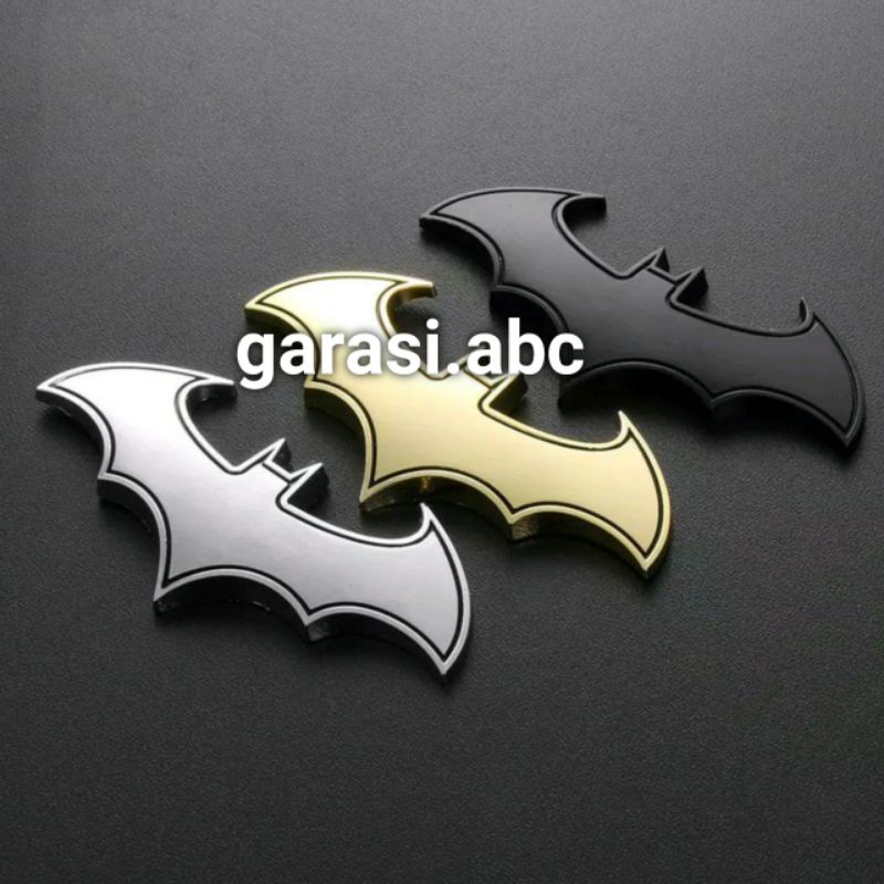 Jual Stiker Emblem Badge Batman Timbul 3D Sticker Tulisan Logo Krom ...