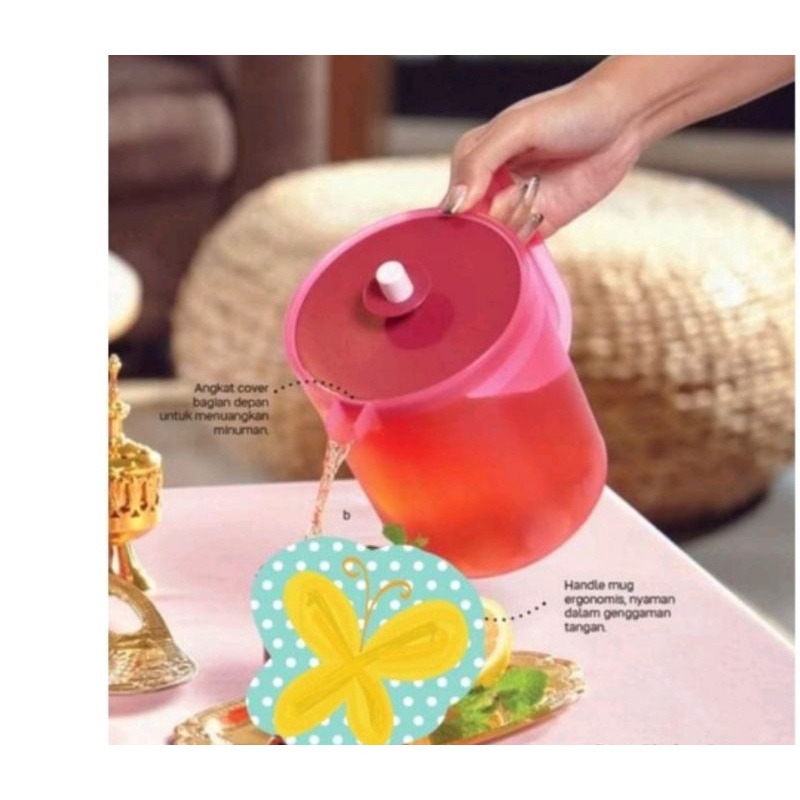 Tupperware pitcer 1ltr / teko air minum
