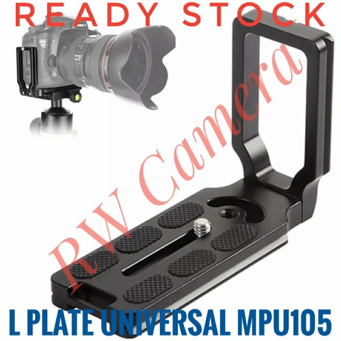 Tripod Bracket L Plat Grib Tripod Universal MPU 105 Canon Nikon Sony Fuji(F9G9) Tripod Bluetooth Rem