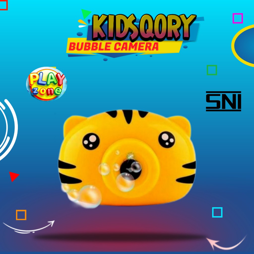 Mainan Anak Bubble Camera Bubble Elektrik Bentuk Camera Machine Gelembung Bubble Camera Bubble