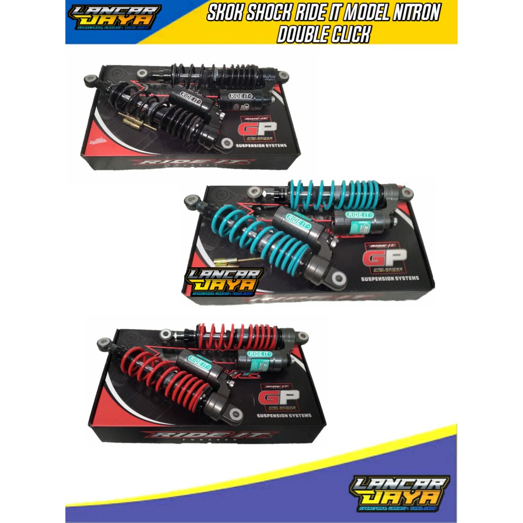 SHOCK SKOK RIDE IT MODEL NITRON NTR R3 DOUBLE CLICK TABUNG ATAS