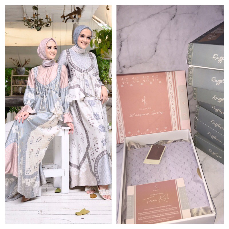 (NEW) wearing klamby, Liana Dress / Agnia Dress / gamis muslimah / Dress muslimah / pesta / syari