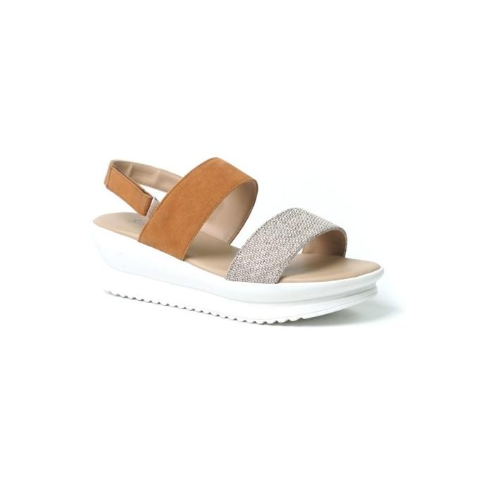 Sepatu Sandal Wanita Bellina Wedges Tali Pesta Branded Casual Santai TERHEBOH