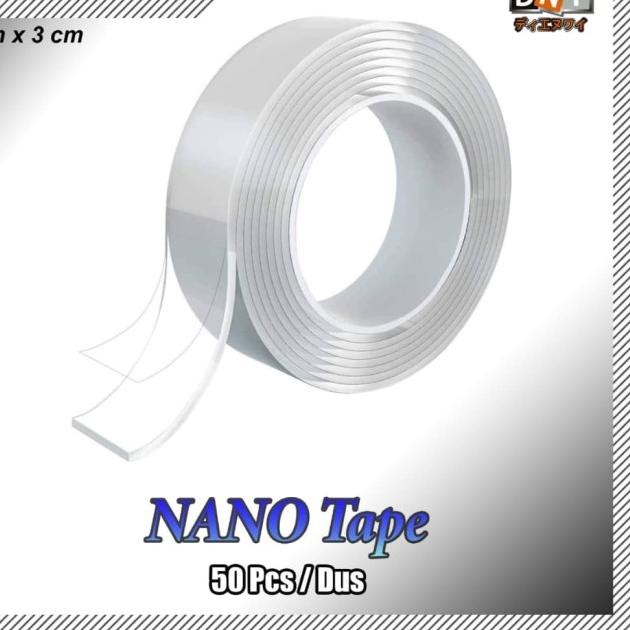 

♪ Nano Tape / Double Tape Ajaib. Daya Lekat Kuat. Transparan ❉