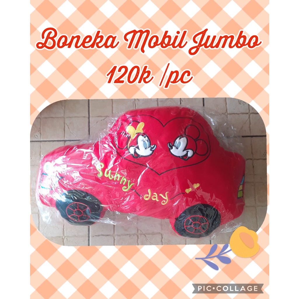 BONEKA BENTUK MOBIL JUMBO