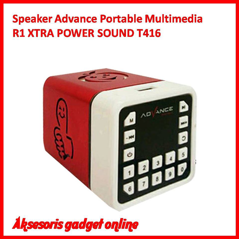 Advance Speaker Portable Multimedia R1 Xtra Power Sound Termurah