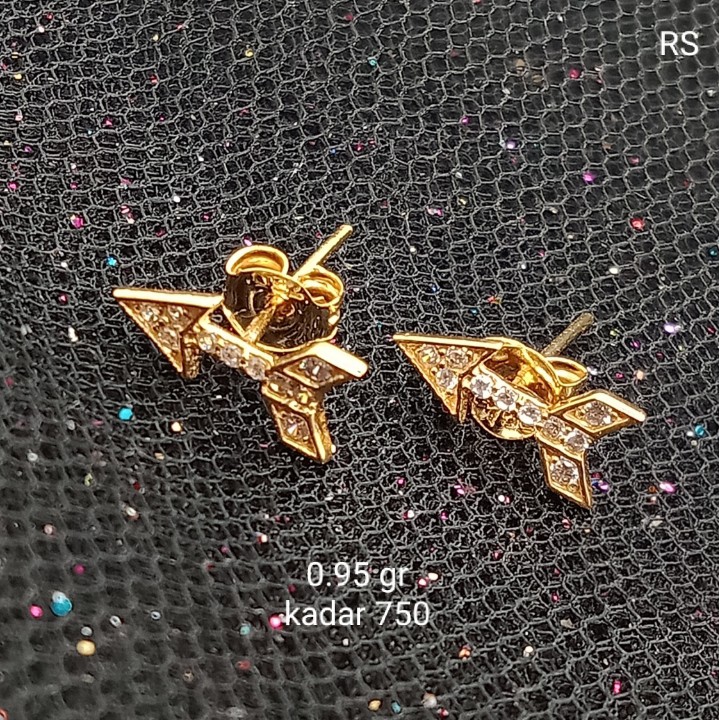 Anting Emas 17K -  0.95 gr Kadar 750 - 1209