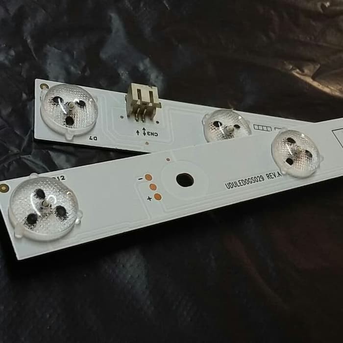 Lampu Back Light TV Panel LCD 6 Led 3V Cembung