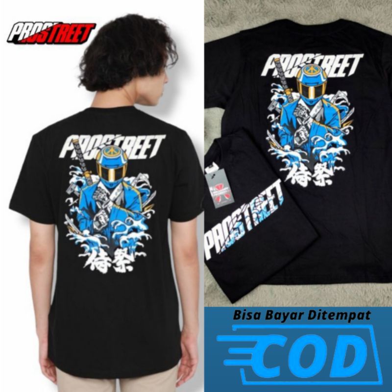 KAOS PROSTREET SUNMORI / KAOS PROSTREET ORIGINAL / BAJU KAOS MOTOR BALAP HITAM