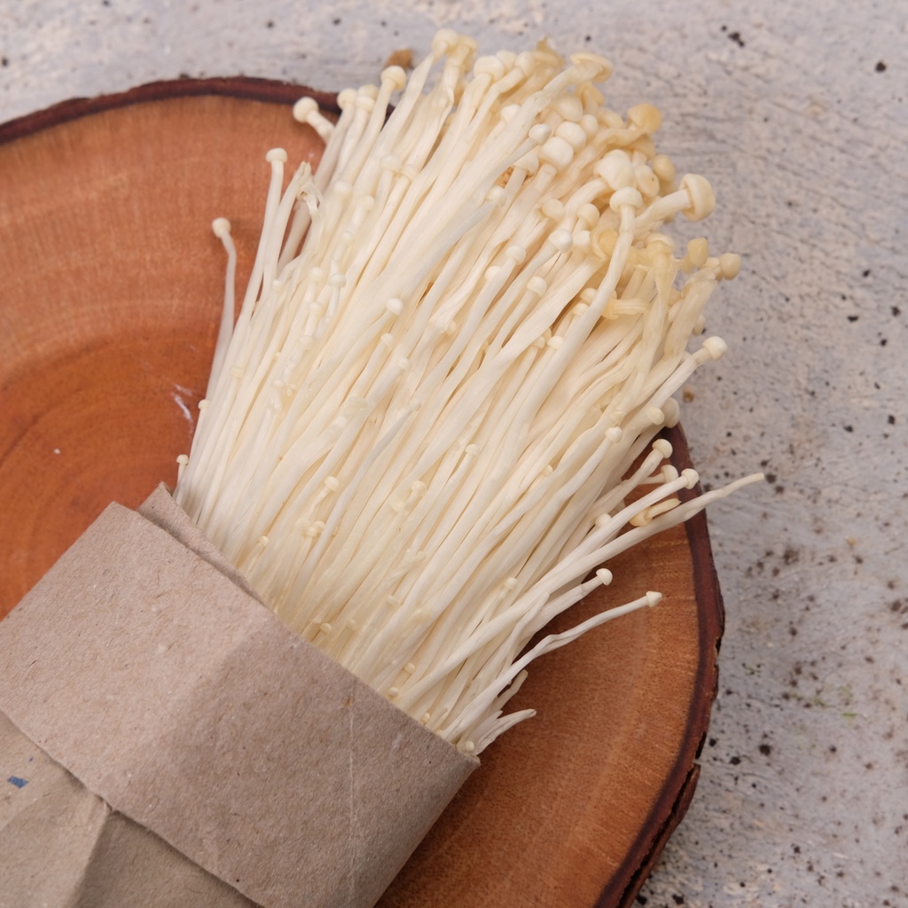 

Jamur Enoki Konvensional 100gr