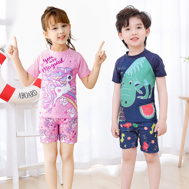 Baju Renang Anak Swim Suit DINOSAUR TREX PONY