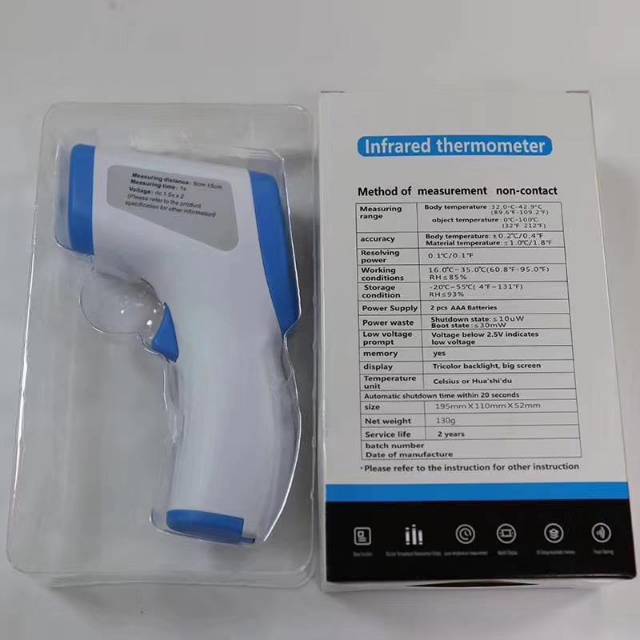 READY THERMOMETER INFRARED PENGUKUR SUHU TUBUH non contact forehead infrared termometer COVID