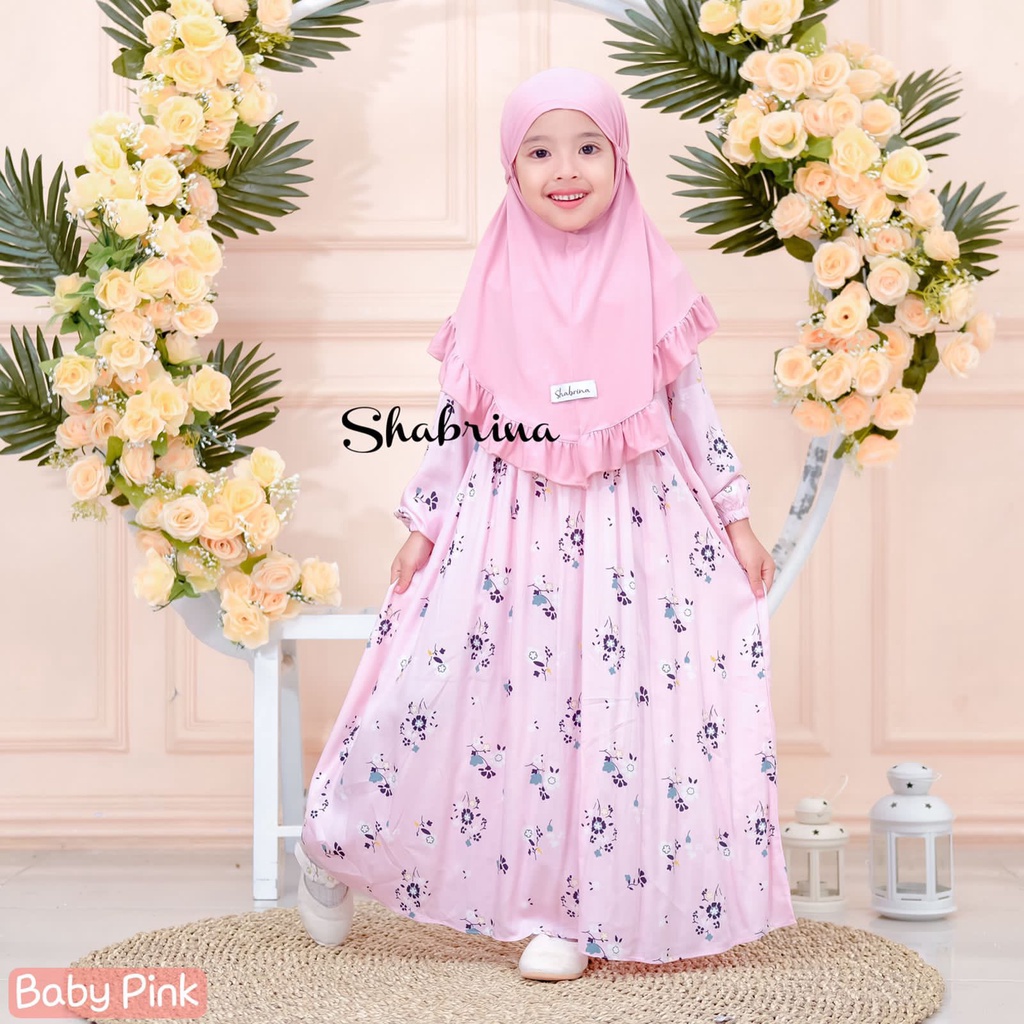 Hafla Dress (Hanya Gamis) by Shabrina /Gamis anak/Muslimah/syar'i