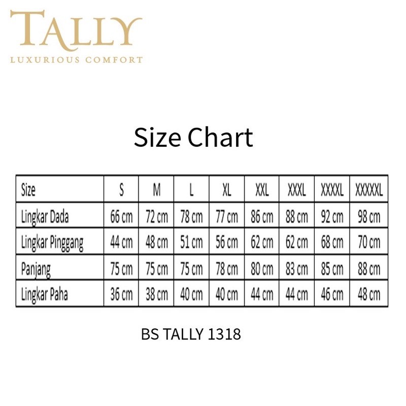 TALLY CORSET / BODYSUIT BADAN 1318