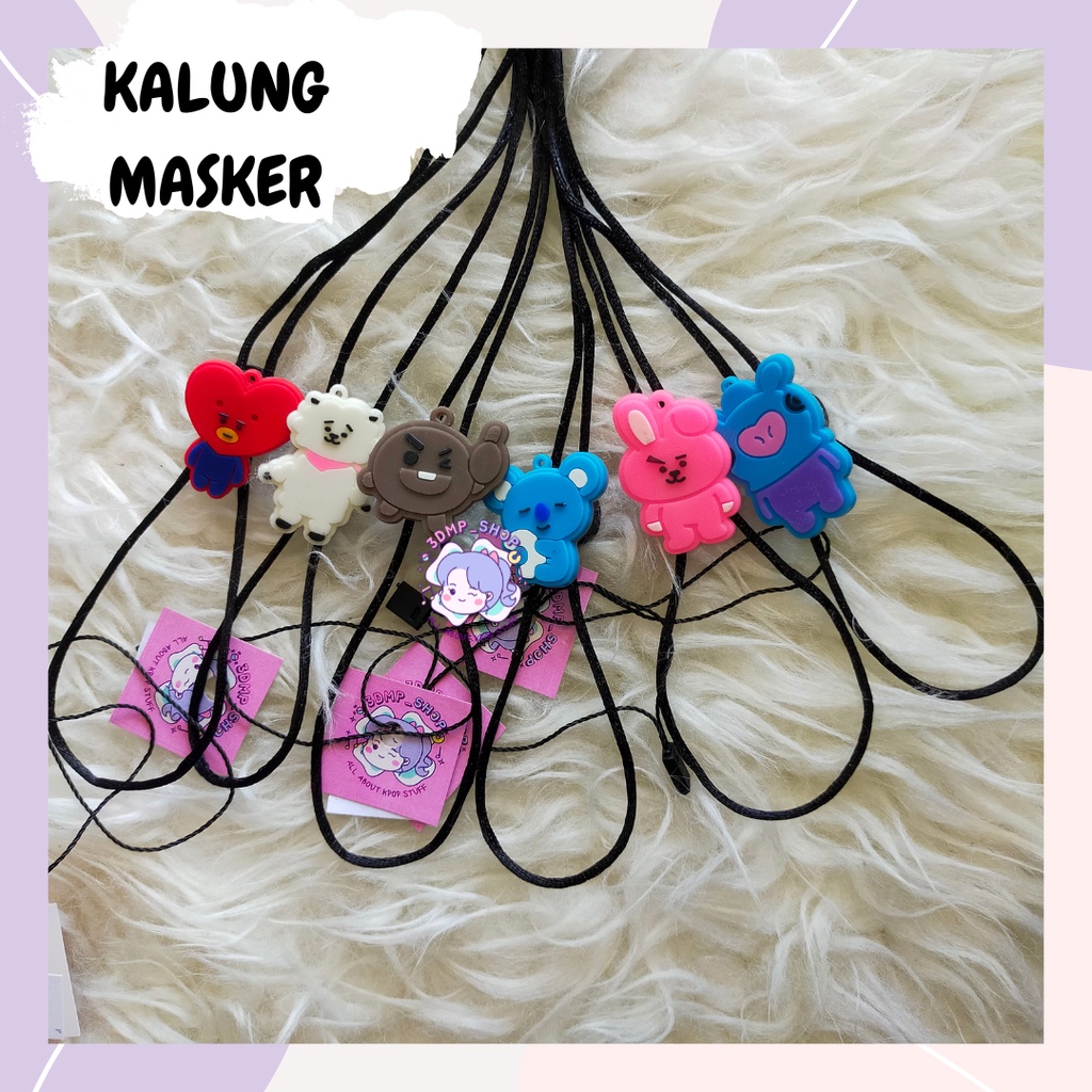 Kalung Masker BT21 Hijab