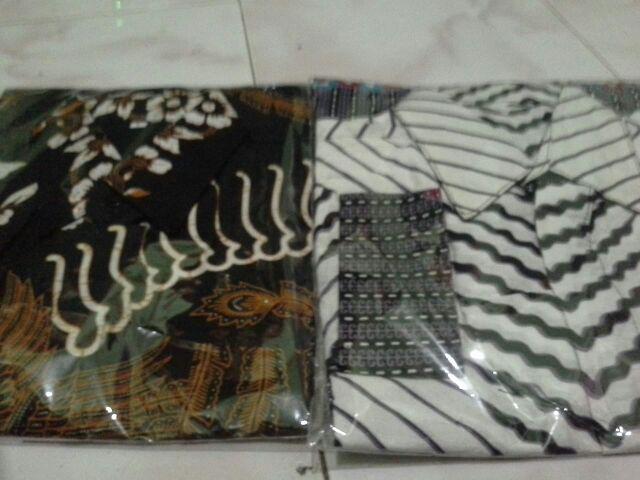 Kemeja Batik Lengan Panjang 021 Risna Batik Hrb026 Hem Batik Murah Seno Sogan Bakung Padi Manggar Md