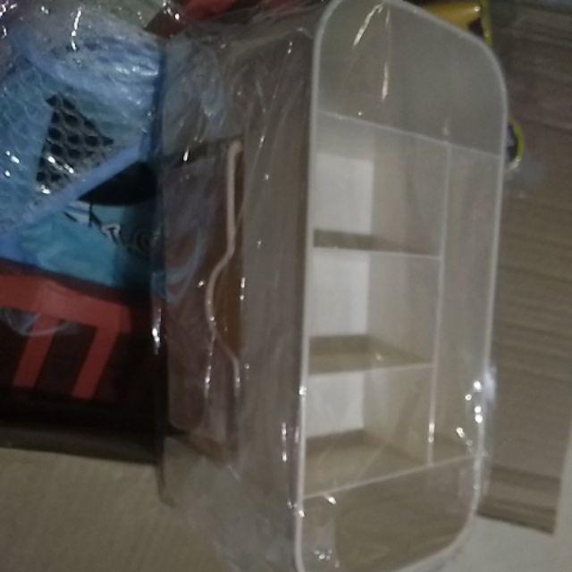 Rak Kosmetik Plastik 2 Susun Rak 2 Tingkat
