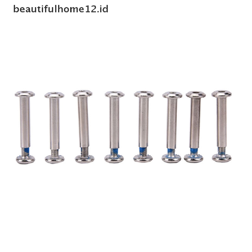 【beautifulhome12.id】 8x/set inline roller axles blades screws skate wheel bolts for skate shoes .