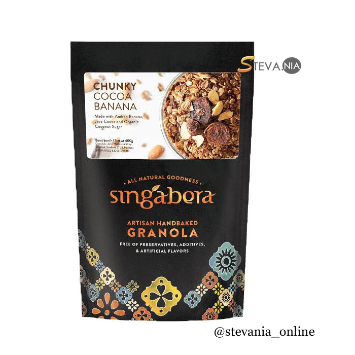 

Singabera Chunky Cocoa Banana Granola 400GR