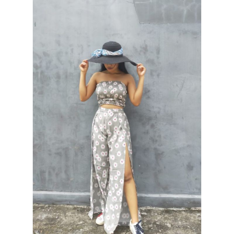SETELAN KEMBEN SEXY//CROP//BAJU BALI