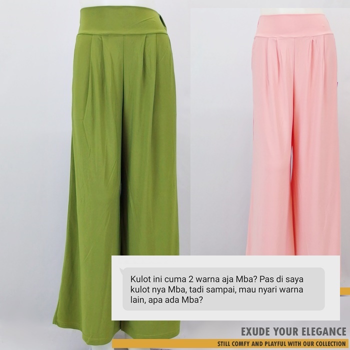 Celana Kulot Wanita / Kulot KPk / Kulot polos / Kulot Jersey