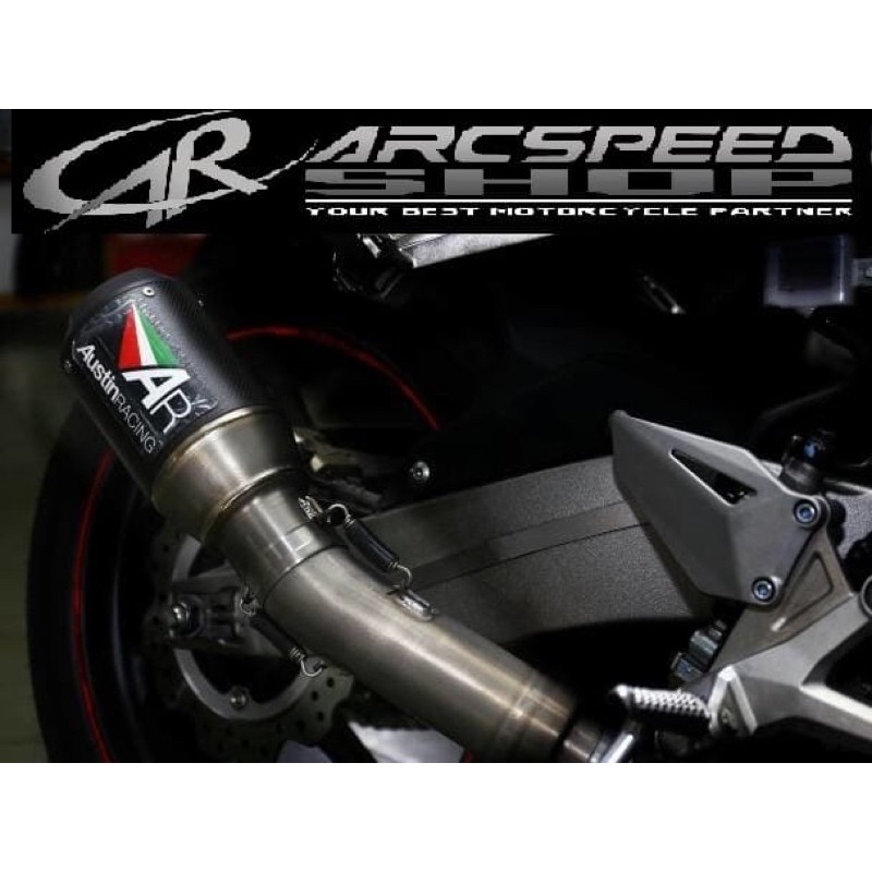 Knalpot Austin Racing GP1R CBR 250RR Slip On Original Made in UK