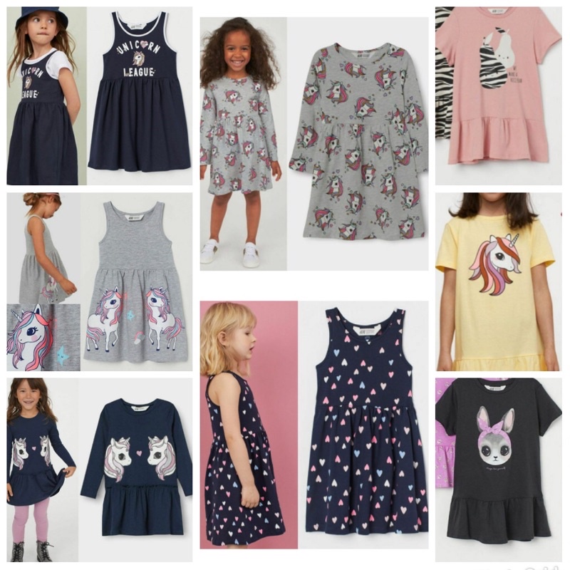 Dress H&M anak perempuan dress HM