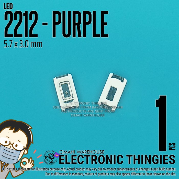 LED 5730 PURPLE SMD 2212 UNGU