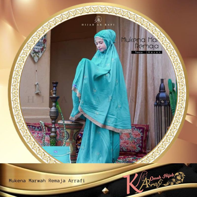 Jilbab Hijab Kerudung Mukena Rayon Bali Remaja adem terbaru Arrafi Mukena Marwah Arrafi Syahrini