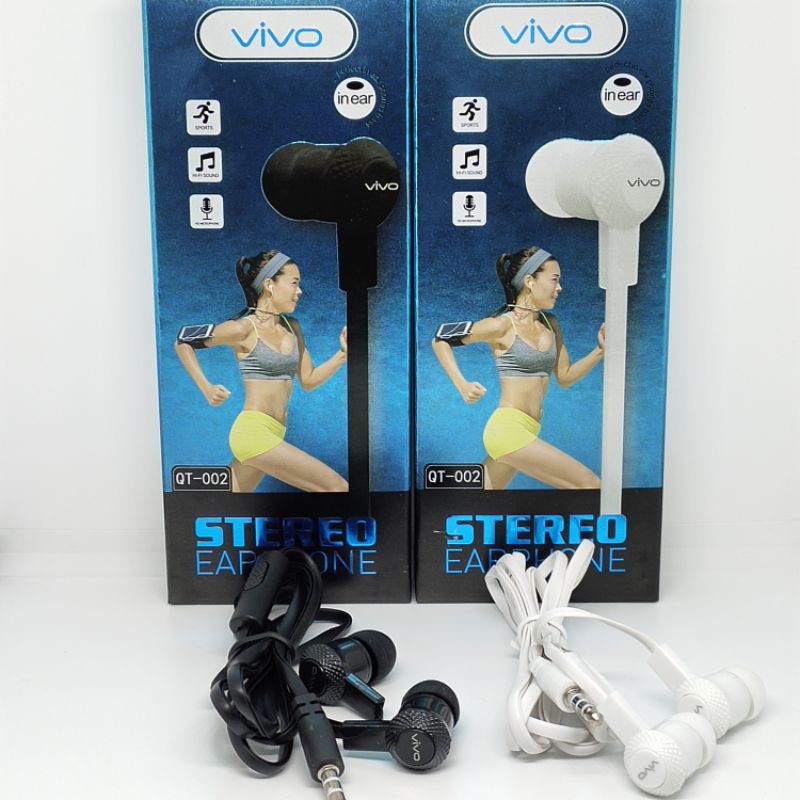 Headset / Handsfree / Earphone Brand Vivo QT-002 Stereo Earphones