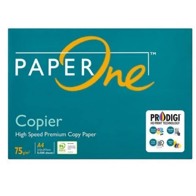 

Promo Kertas A4 70gr Paperone/rim