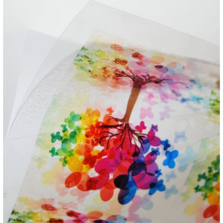 

Unik STIKER PLASTIK A4 INKJET BISA LANGSUNG PRINT WATER PROOF BAHAN PET Berkualitas