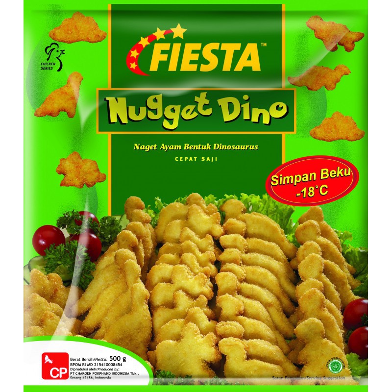 

Frozen Food Chicken Nugget Dino Fiesta 500gr | Naget