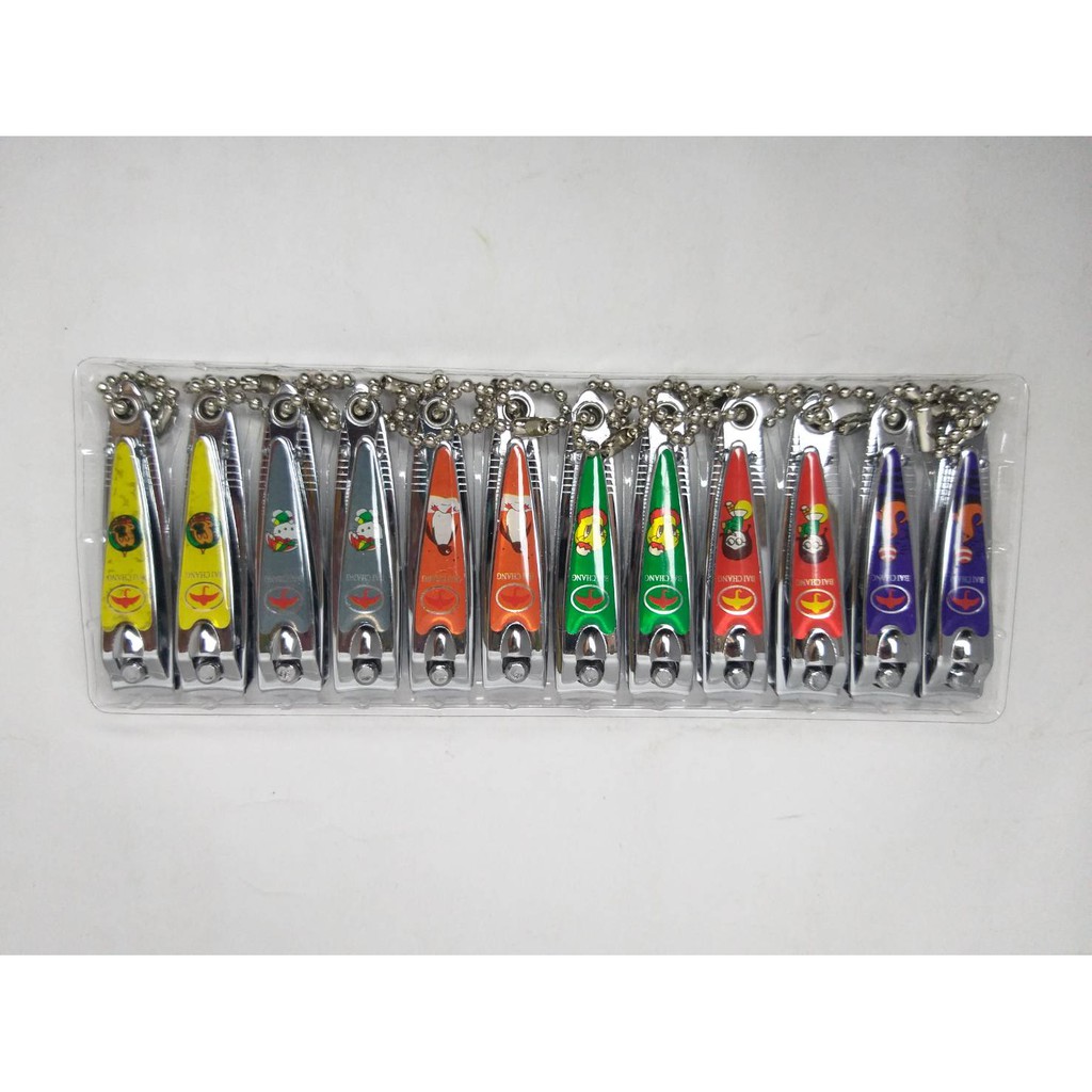 Gunting Kuku Stainles Motif Karakter Lucu Nail Clipper Potongan Kuku Baichang Ecer/Satuan Original