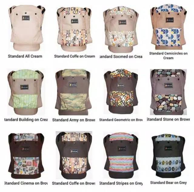 Andrea Baby Carrier  SSC - Gendongan bayi SSC Andrea Prescho