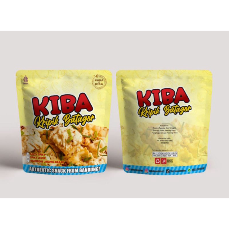 

KERIPIK BATAGOR (KIBA) cemilan khasbandung 225gram