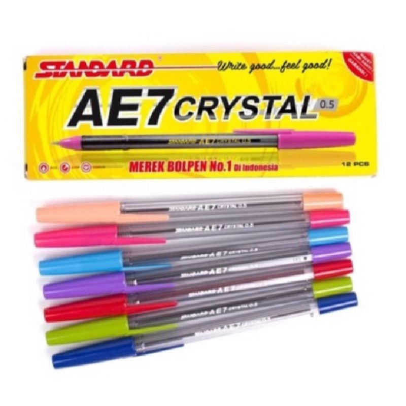 

bolpen standar AE7 CRYSTAL isi12