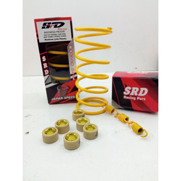 paket per cvt beat fi scoopy fi srd racing  1500 rpm per kampas roller 9 gram