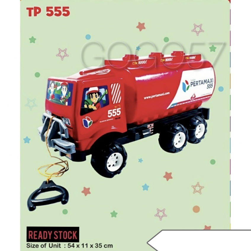 MAINAN MOBIL DORONG TRUCK TANGKI PERTAMINA / SG TOYS TP 555