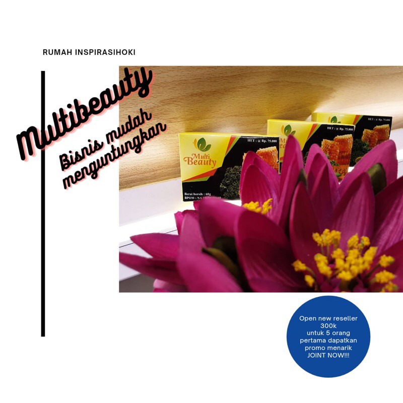 Multi Beauty Soap sisanya uang Di Transfer