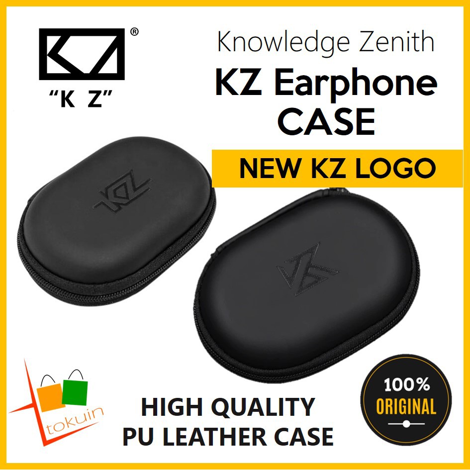 Hard Case KZ Earphone Tempat Headset PU Bag Pouch Knowledge Zenith