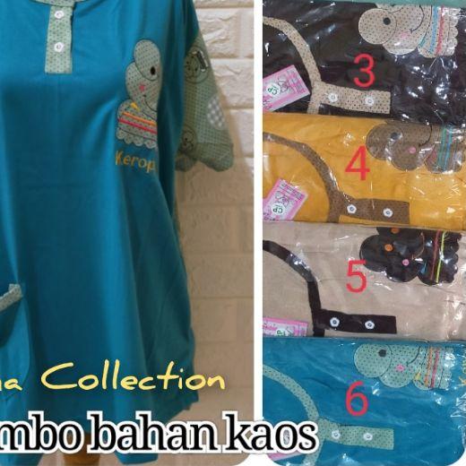➫ BABYDOLL CP JUMBO XXL / XXXL BAHAN KAOS / SETELAN CELANA PANJANG LENGAN PENDEK MURAH ☪