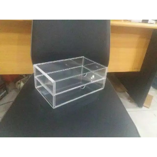 Acrylic Organizer 2drawer tipe S