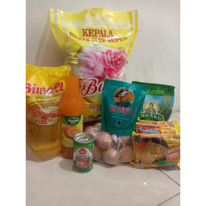 

paket sembako super komplit