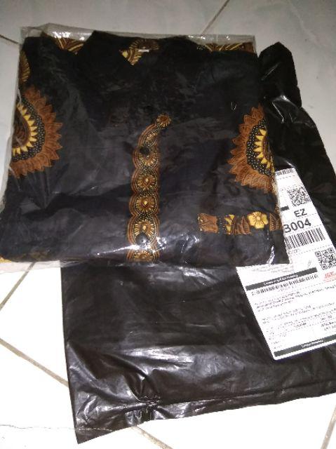 Kemeja Batik Pria Lengan Panjang Wayang