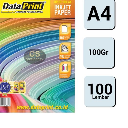 

❉ Data print Inkjet paper A4 100 grm isi 100 ❅