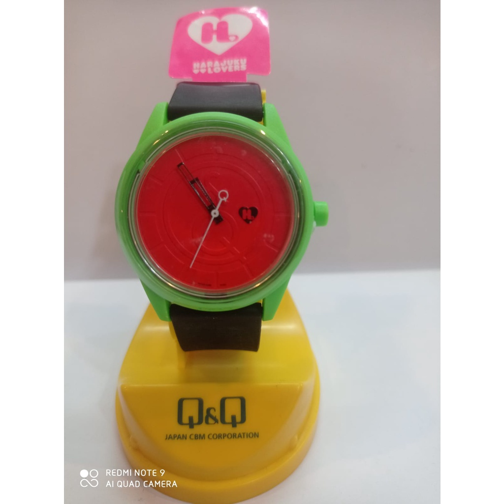 DISKON CUCI GUDANG Jam Tangan Unisex Rubber Smile solar Original Q&amp;Q QnQ QQ Harajuku series