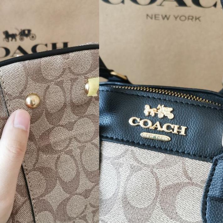 Online Deals ATR-491 TAS WANITA COACH BENNET SIGNATURE FREE BOX PAPERBAG