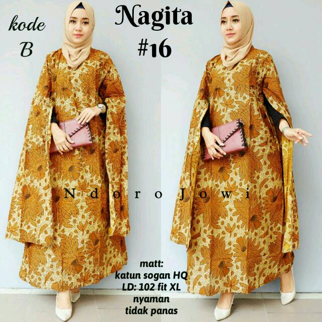 Dress Batik Nagita Cape #16